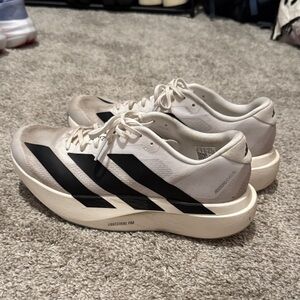 Adidas Adizero SL women’s  White and Black Athletic Shoes 9.5